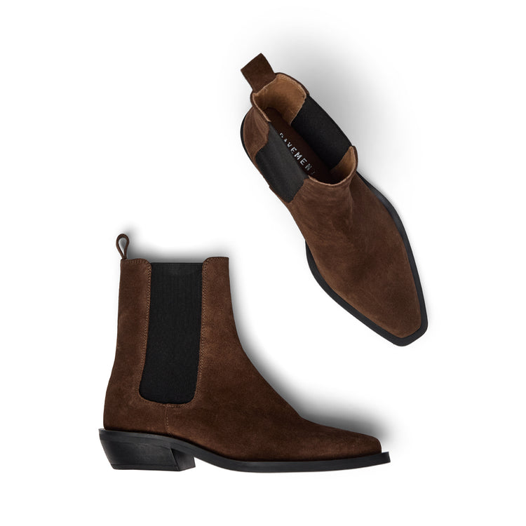Pavement PAAlmira Boots Brown suede 347