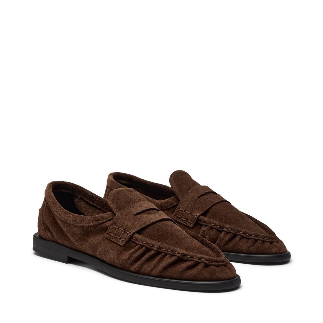Pavement PAElmira Suede Loafers Brown suede 347