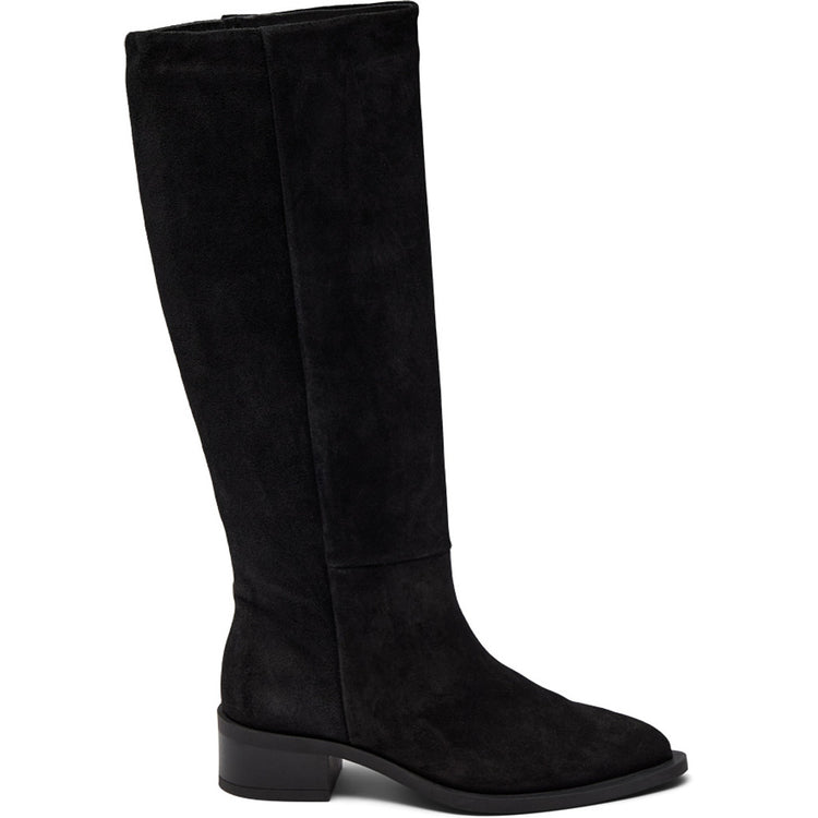 Pavement Finka Long boots Black suede 017