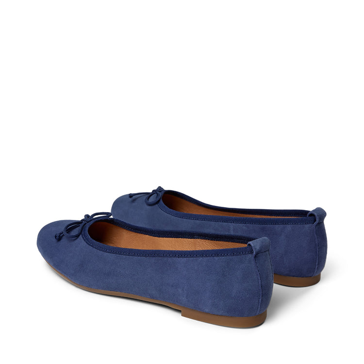 Pavement Lucy ballerinas Navy suede 176