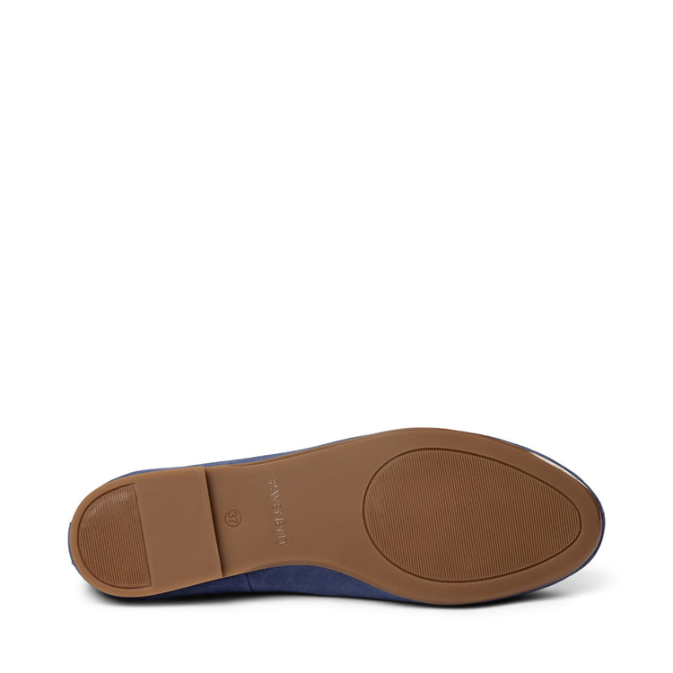Pavement Lucy ballerinas Navy suede 176