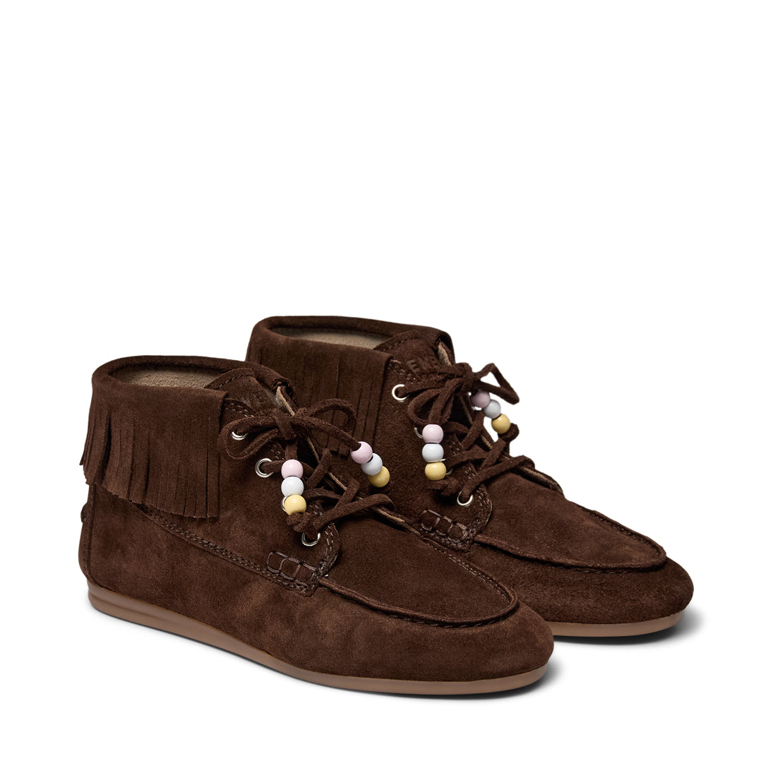 Pavement PAMarin Boots Fringle Boots Brown suede 347