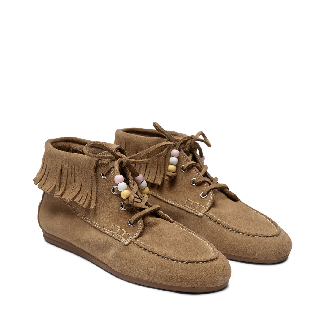 Pavement PAMarin Boots Fringle Boots Mushroom suede 769