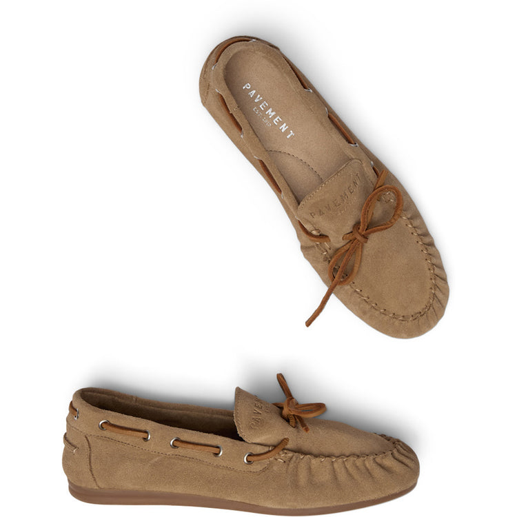 Pavement Mona Loafers Taupe suede 174