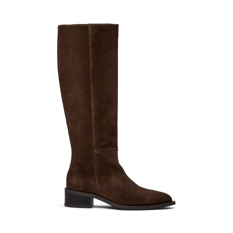 Pavement PAFinka Long boots Brown suede 347