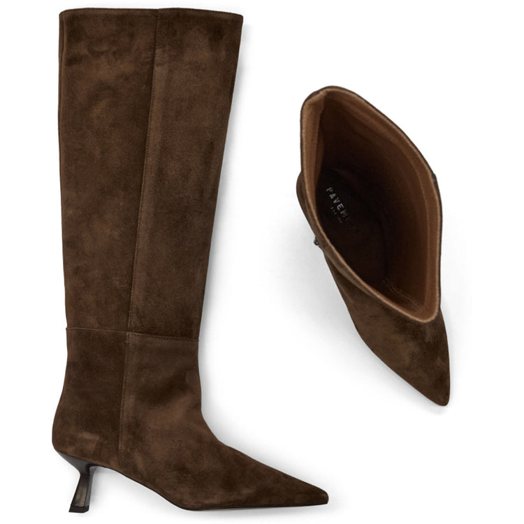 Pavement PAVioletta Long Long boots Brown suede 347