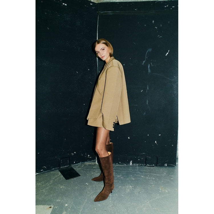 Pavement PAVioletta Long Long boots Brown suede 347