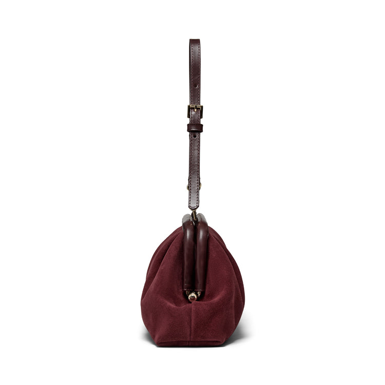 Pavement Bag PA Oslo Bags Burgundy suede 118