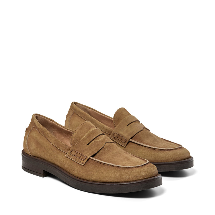 Pavement Shelly Vintage Loafers Tan suede 255