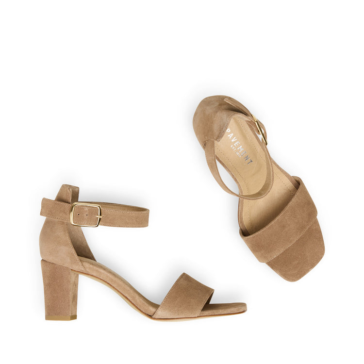 Pavement Sinna Heels Taupe suede 174