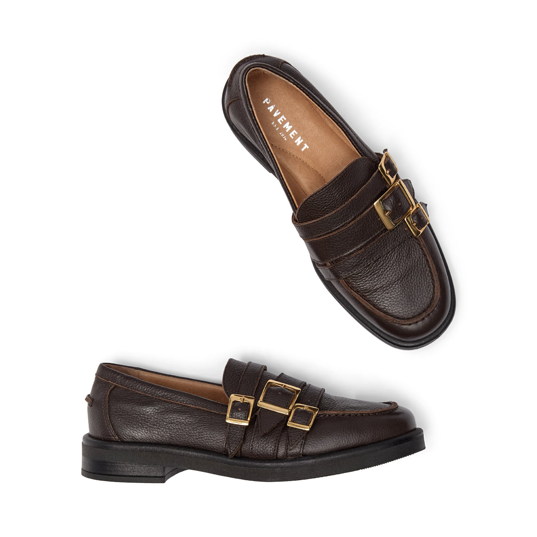 Pavement PASvala Loafers Brown/gold 551