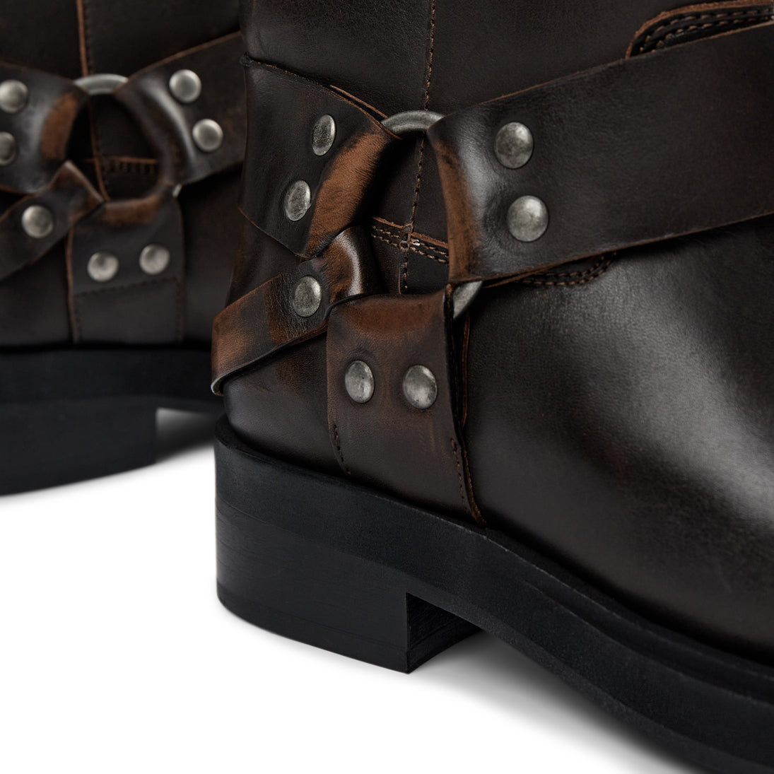 Pavement PAAngelina Vintage Long boots Brown matte 721