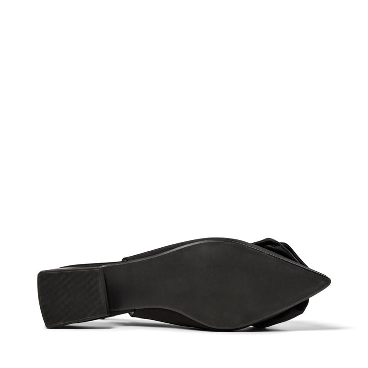 Pavement Kala Rose Slingback Black satin 705