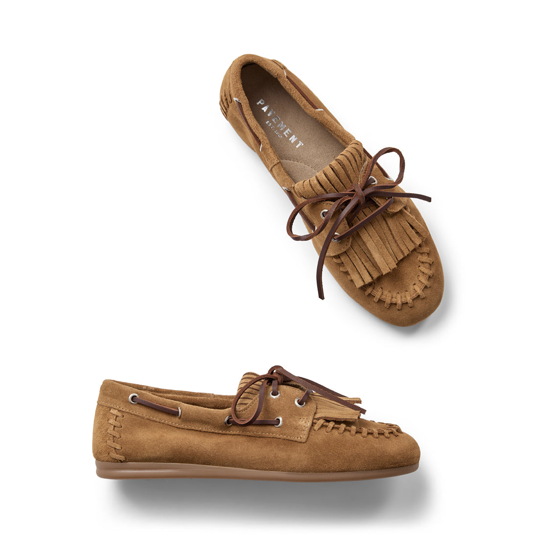 Pavement PAMagda Loafers Tan suede 255
