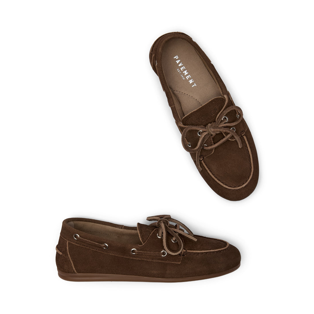 Pavement PAMarin Loafers Brown suede 347