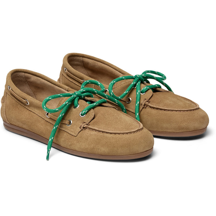 Pavement Marin Lace Loafers Taupe suede /green 699