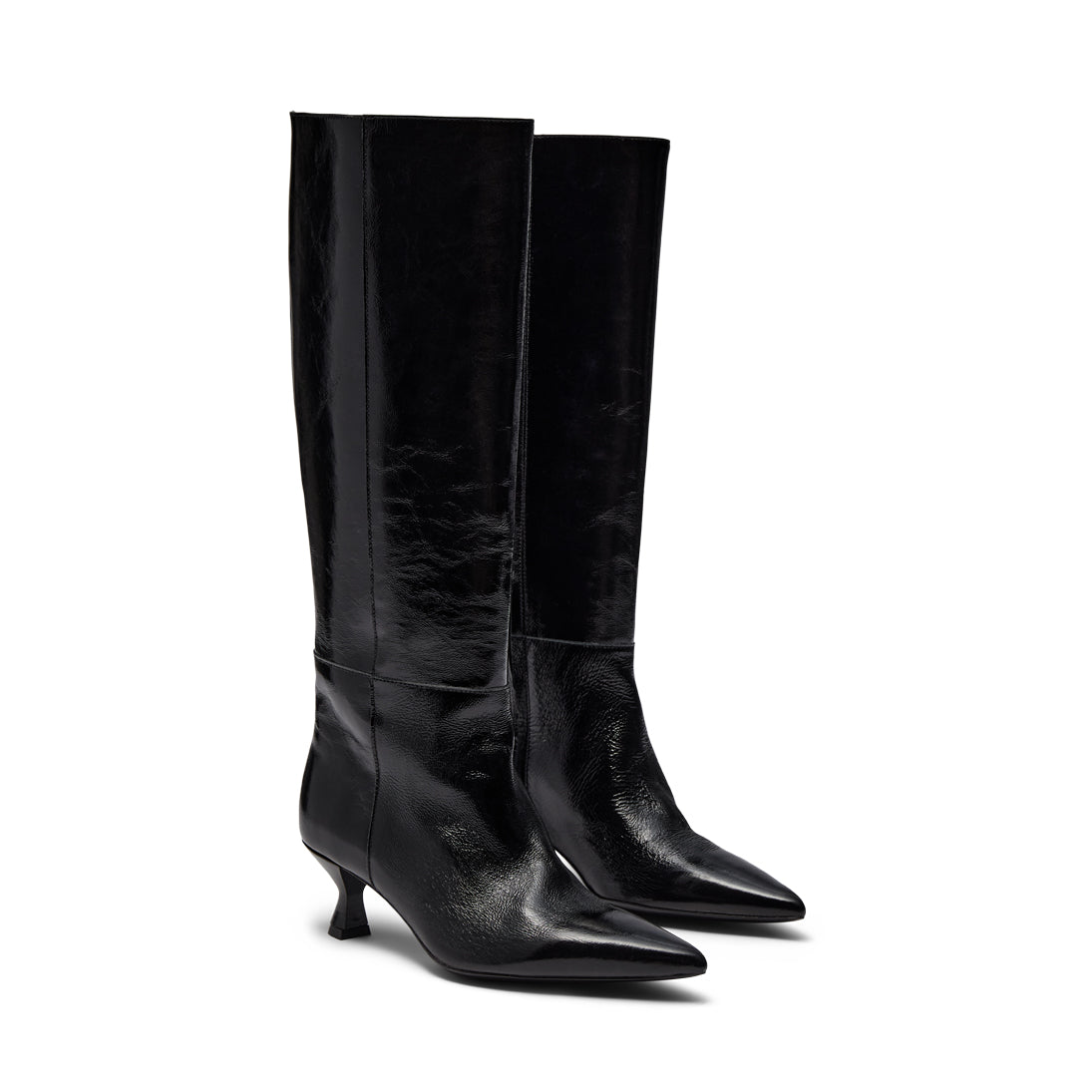 Pavement PAMartina Patent Long boots Black 020