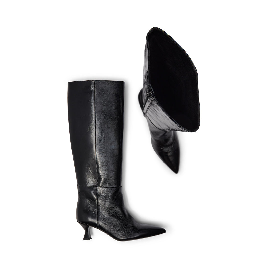 Pavement PAMartina Patent Long boots Black 020