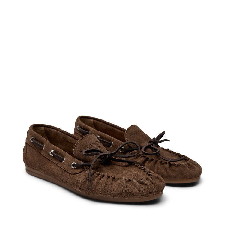 Pavement Mona Loafers Brown suede 347