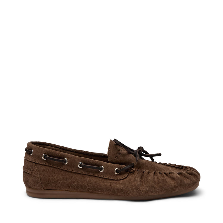 Pavement Mona Loafers Brown suede 347