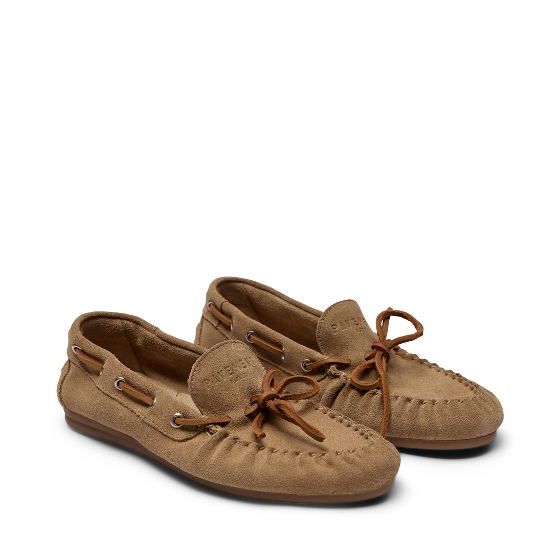 Pavement PAMona Loafers Taupe suede 174