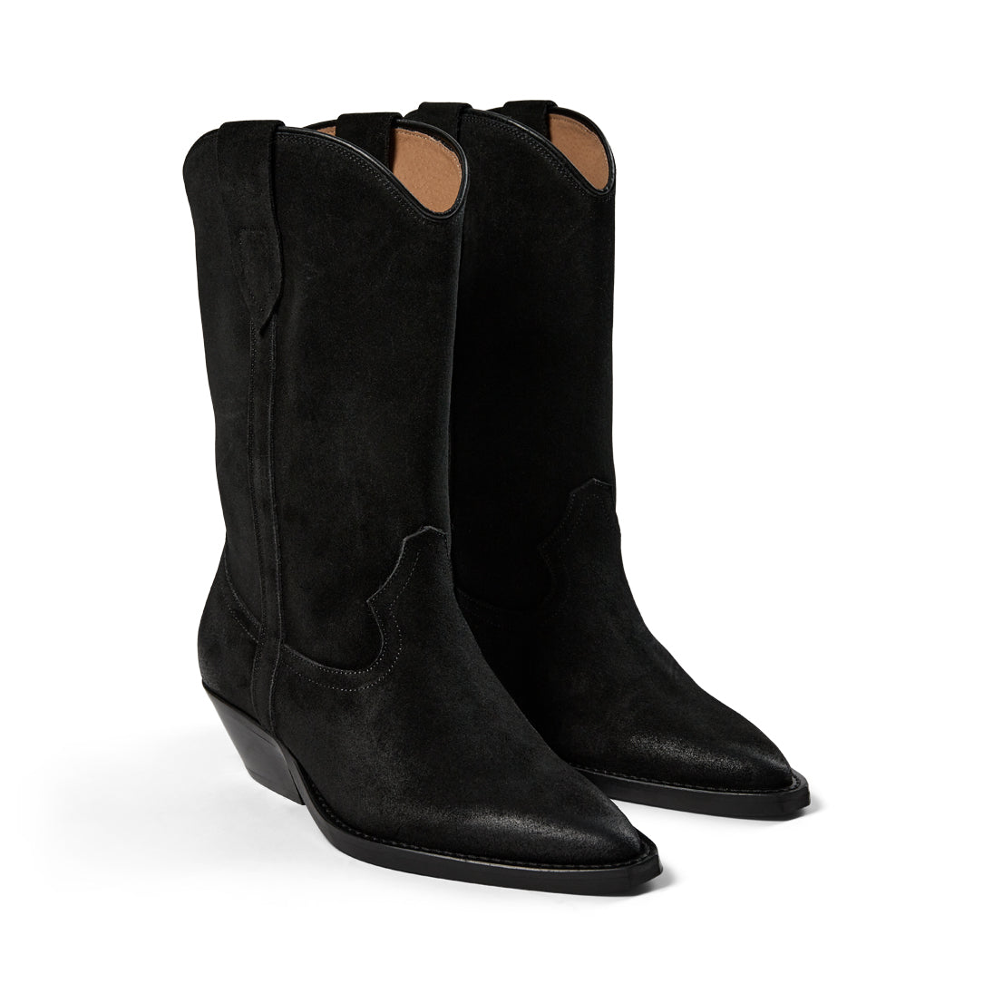 Pavement PANikki Suede Boots Black suede 017
