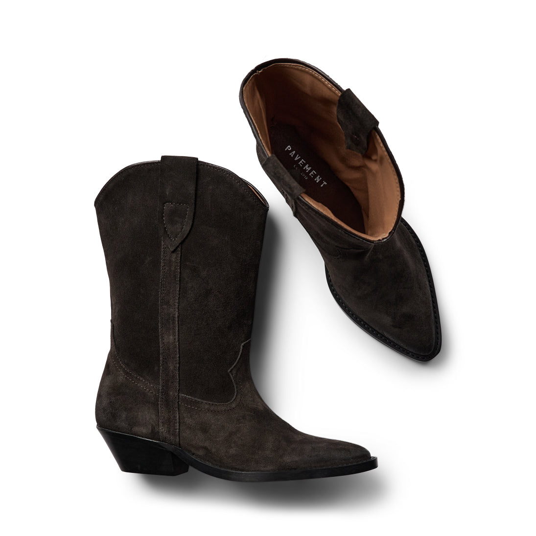 Pavement Nikki Suede Boots Brown suede 347