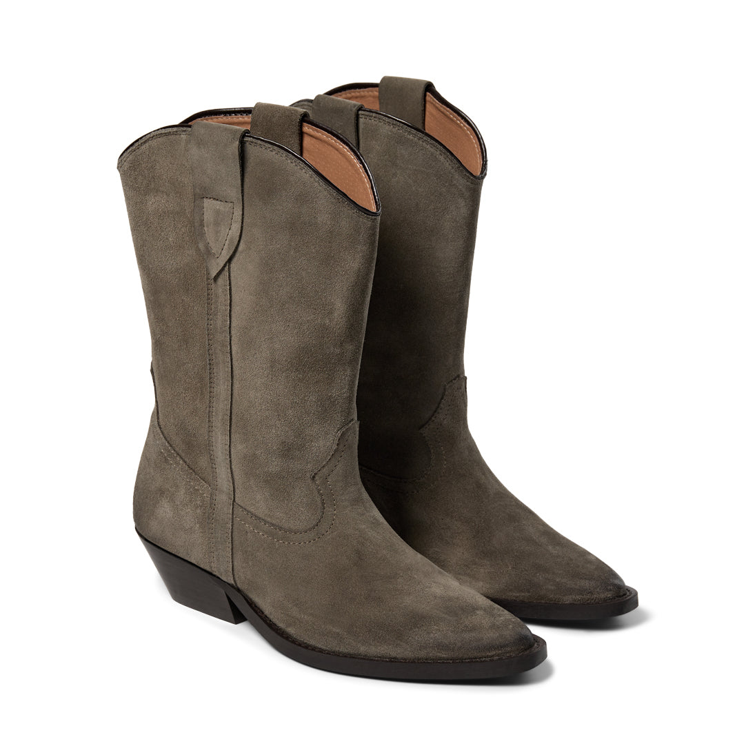 Pavement PANikki Suede Boots Khaki suede 312