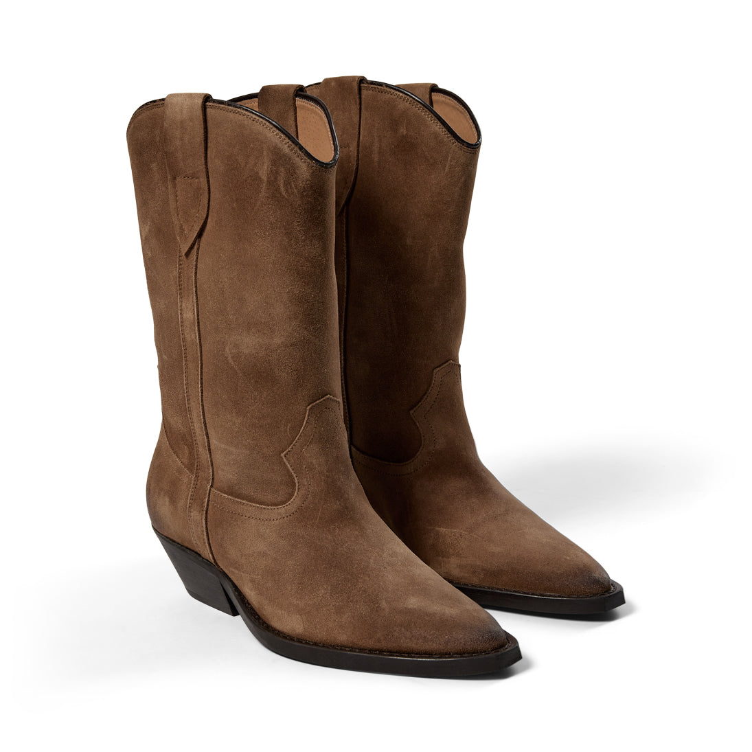 Pavement PANikki Suede Boots Taupe suede 174