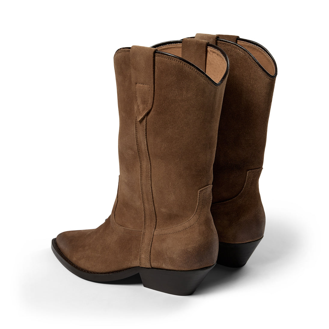 Pavement PANikki Suede Boots Taupe suede 174