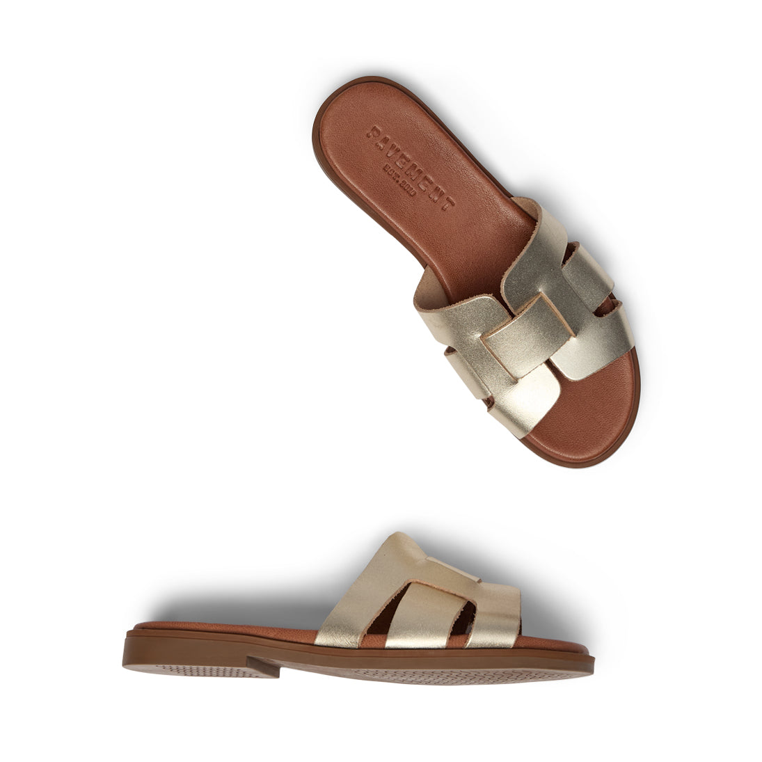 Pavement PAAline Sandals Gold 045