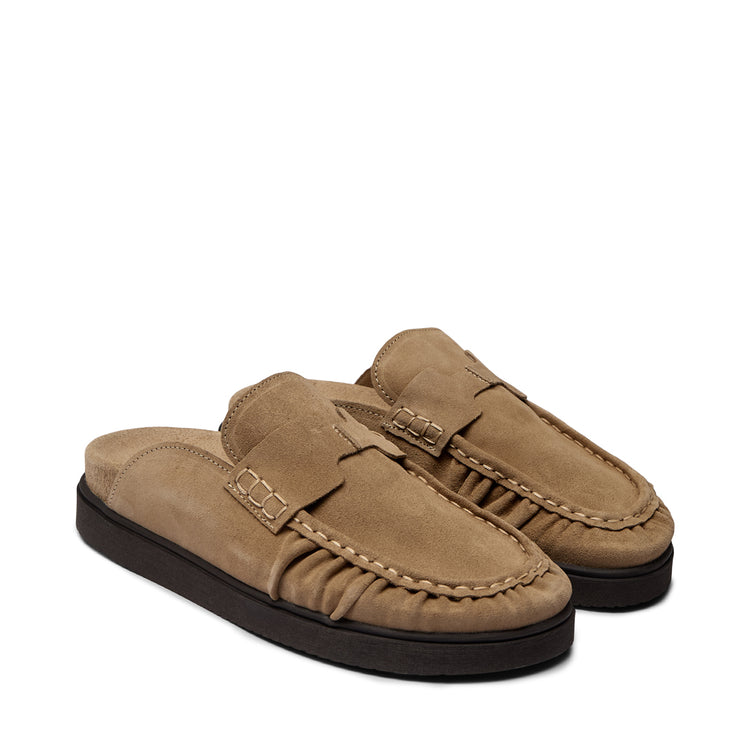 Pavement PAEja Loafers Taupe suede 174
