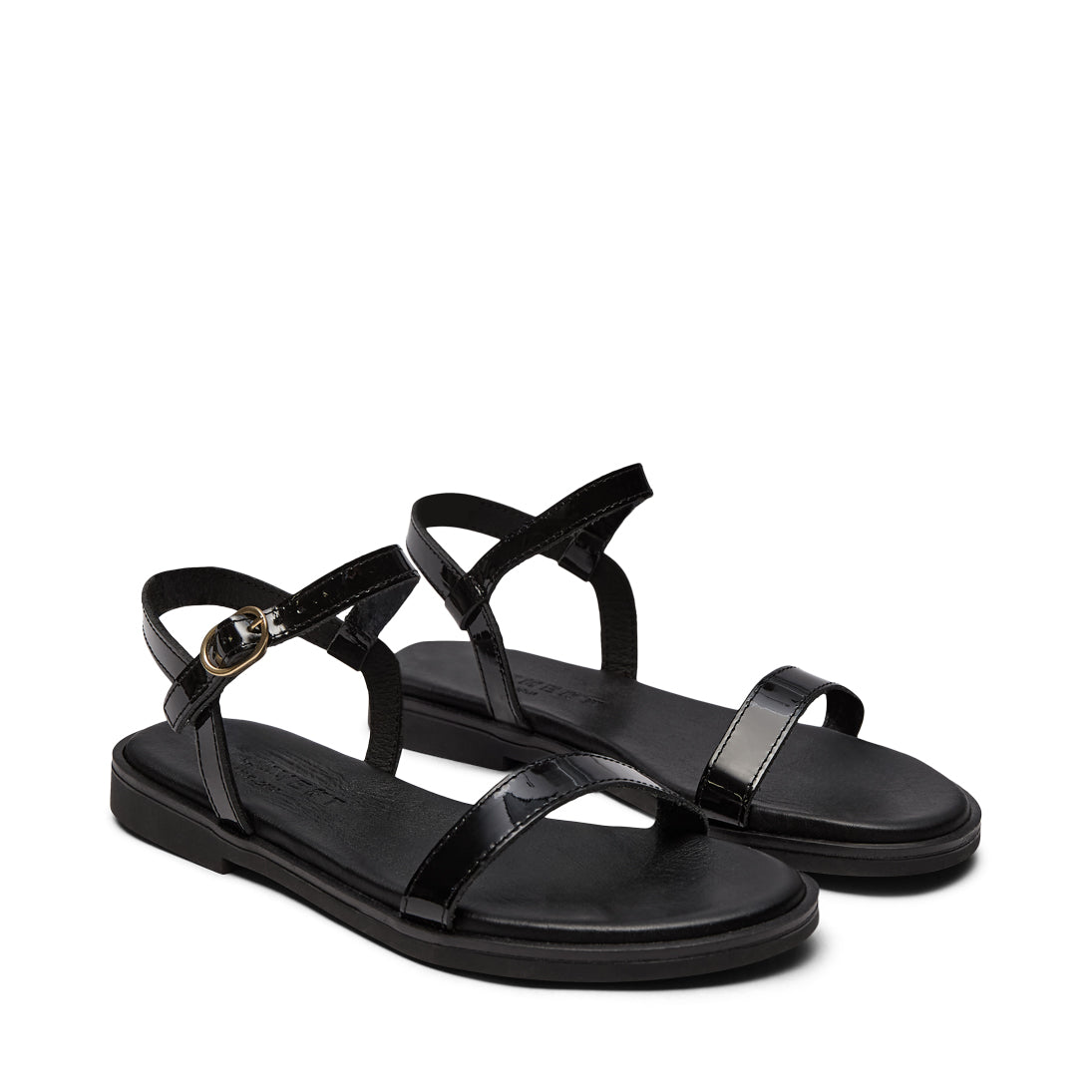 Pavement PALeonora Sandals Black patent 019