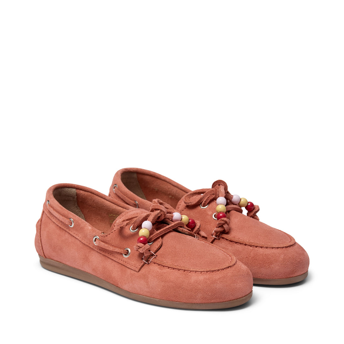 Pavement PAMarin Pearls Loafers Orange suede 359