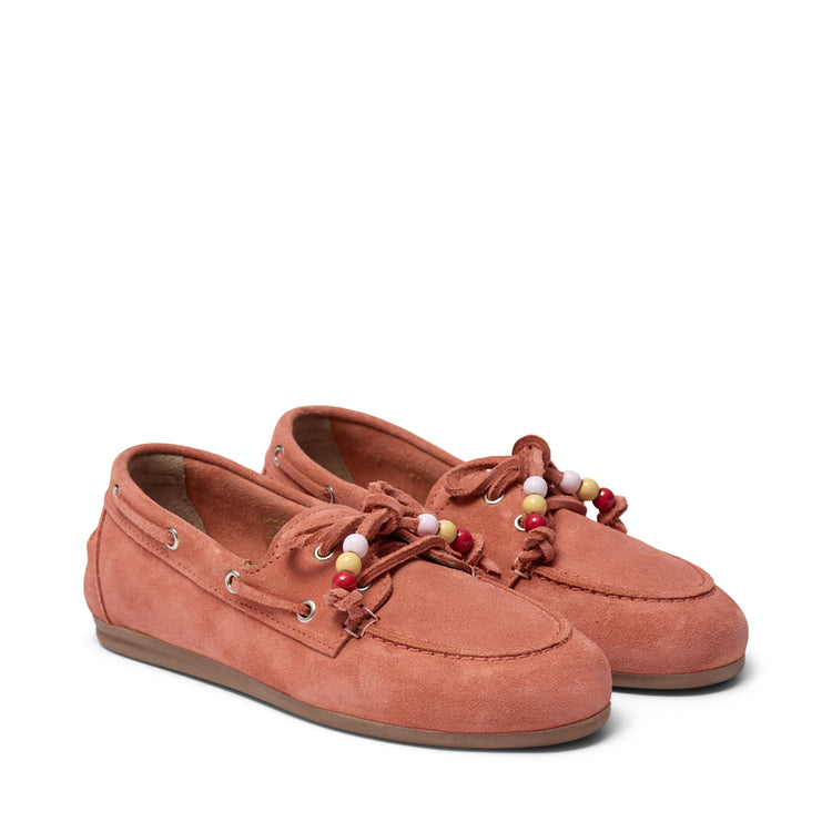 Pavement PAMarin Pearls Loafers Orange suede 359