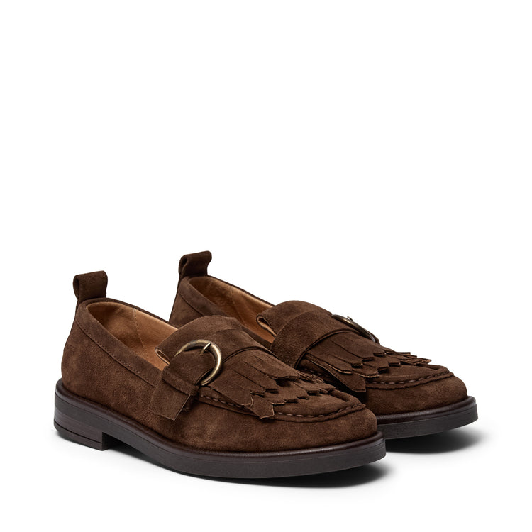 Pavement PAMatilda suede Loafers Brown Oil 485