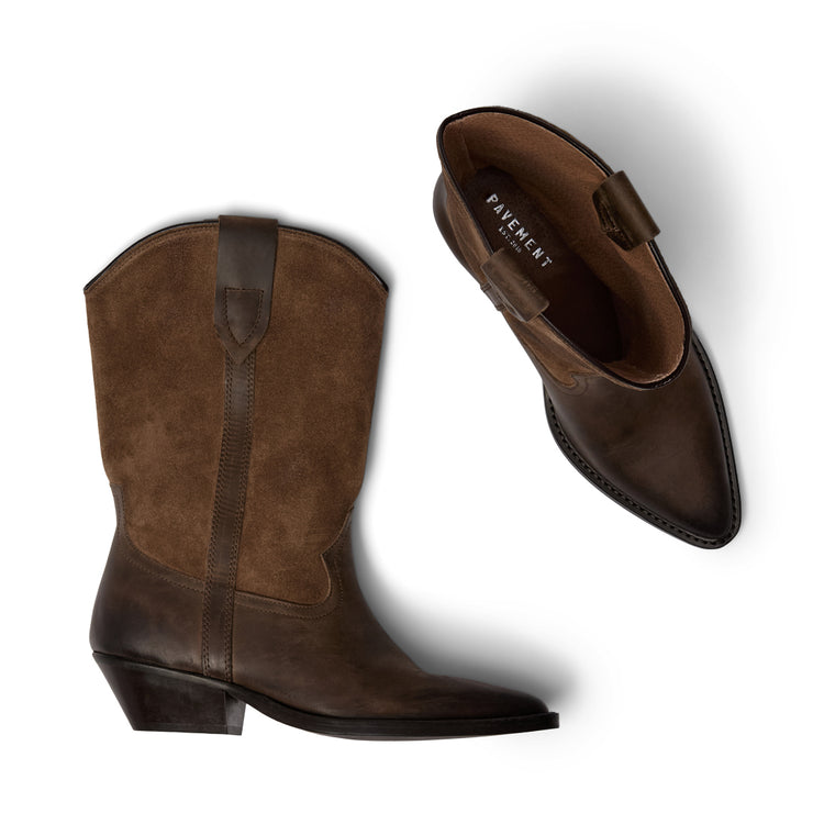 Pavement PANikki Mix Boots Brown 067