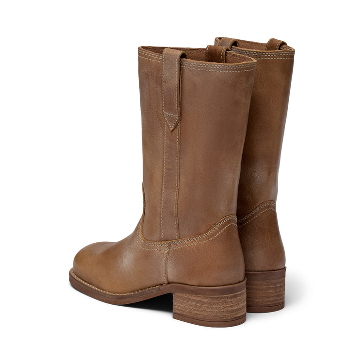 Pavement PATanja Vintage Boots Tan/White 788