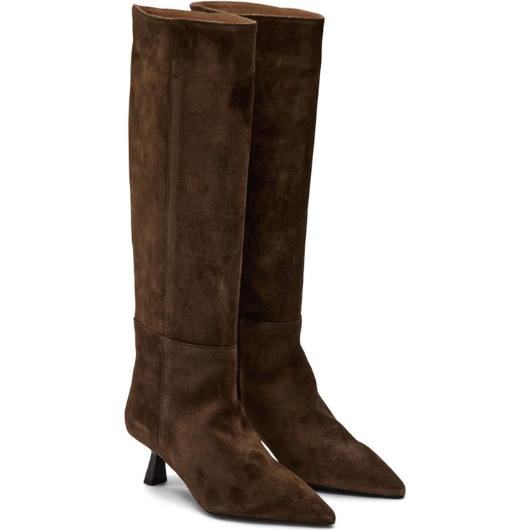 Pavement PAVioletta Long Long boots Brown suede 347