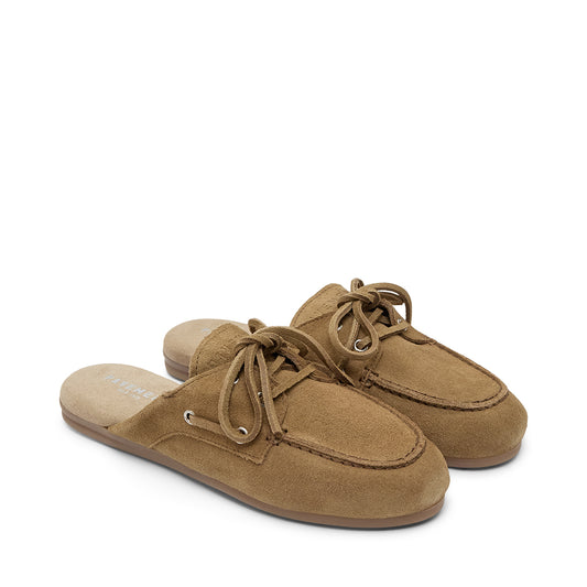 Pavement PAYasma Loafers Taupe suede 174