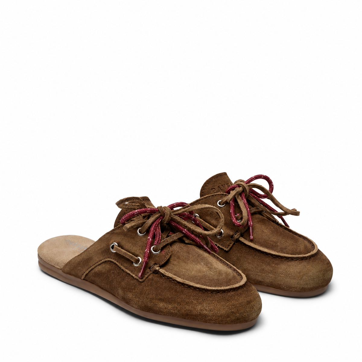 Pavement PAYasma Lace Mules Brown suede 347