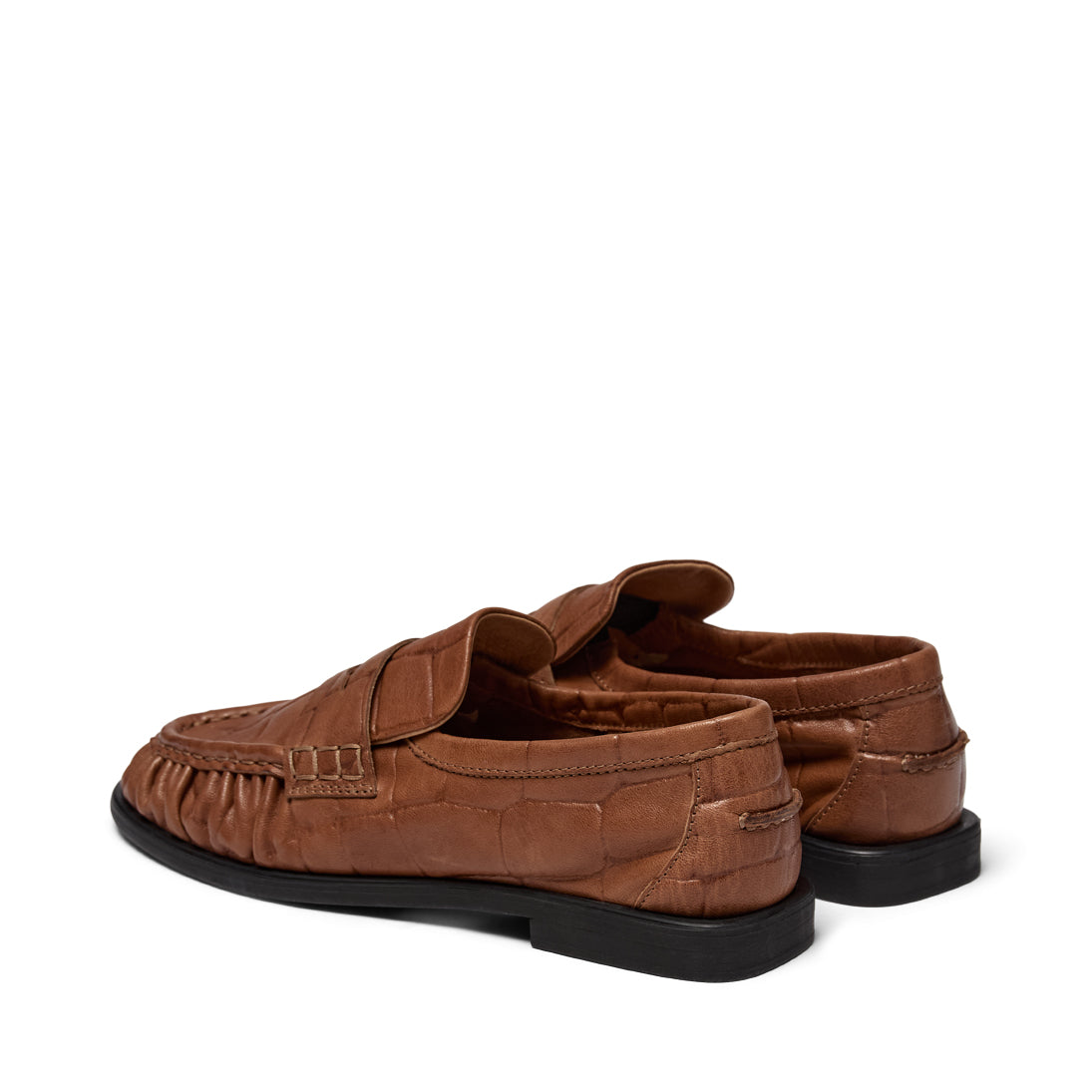 Pavement PA Elmira Croco Loafers Tan 052