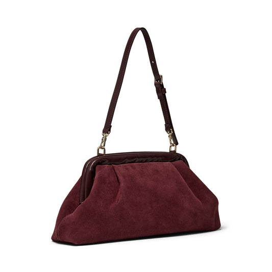 Pavement Bag PA Oslo Bags Burgundy suede 118