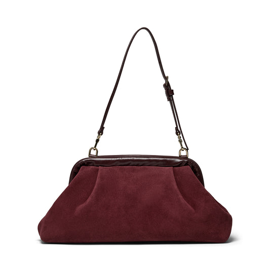 Pavement Bag PA Oslo Bags Burgundy suede 118