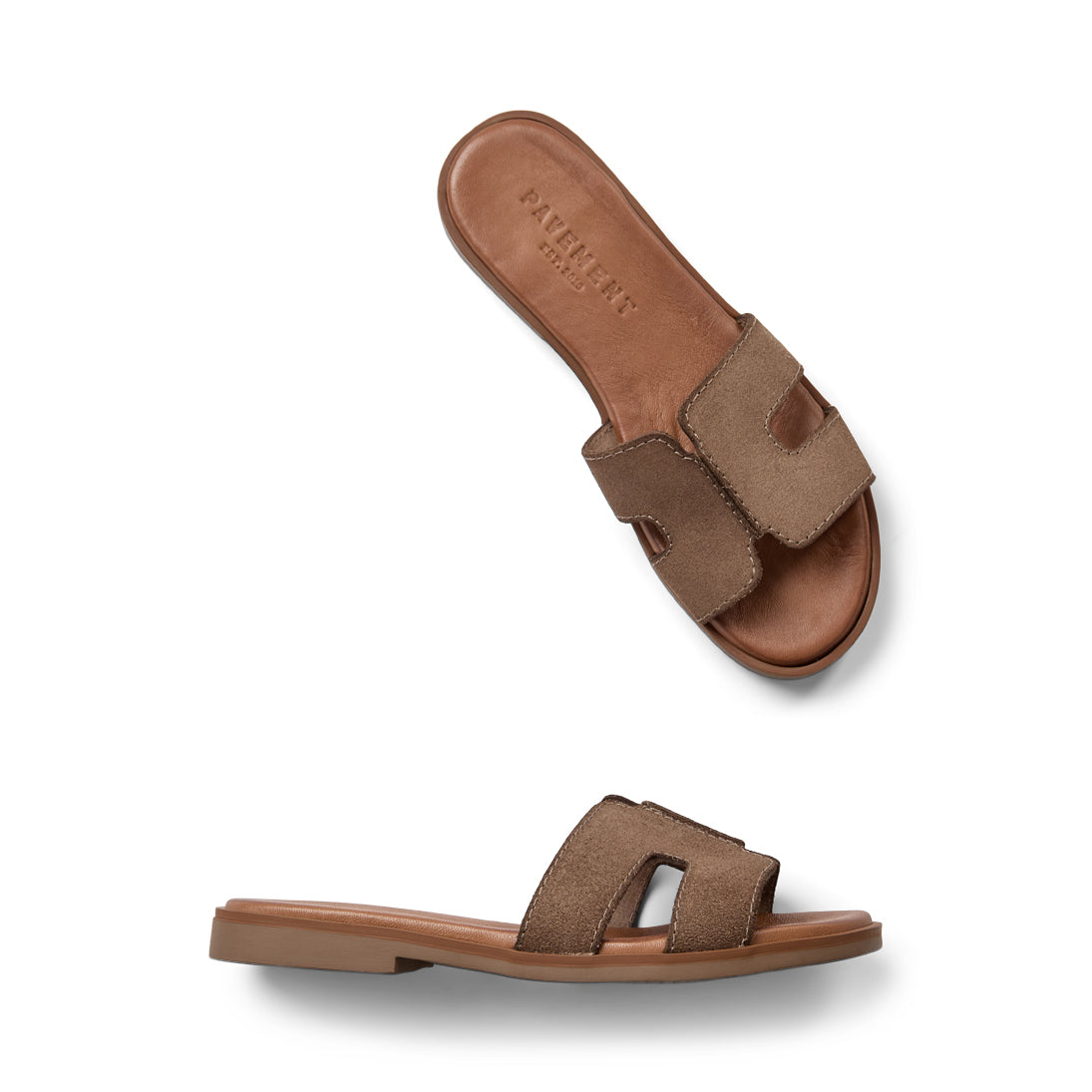 Pavement PAPam Suede Sandals Mole suede 100