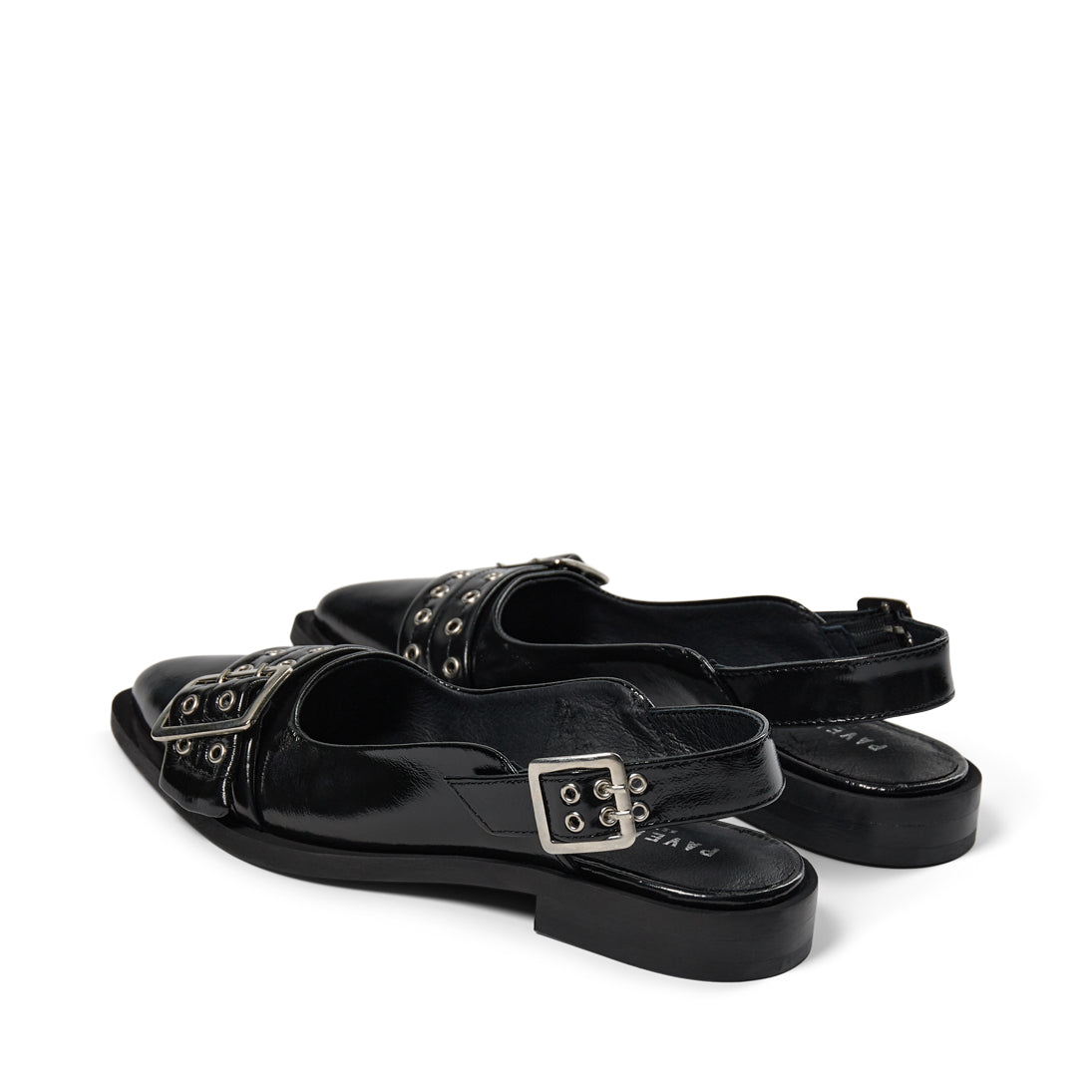 Pavement Saso Slingback ballerinas Black patent 019