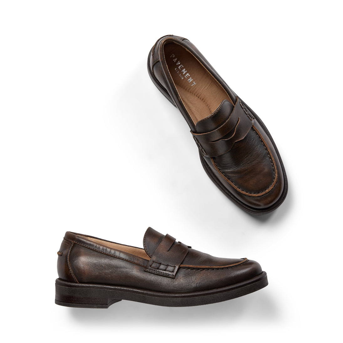 Pavement Shelly Vintage Loafers Brown matte 721