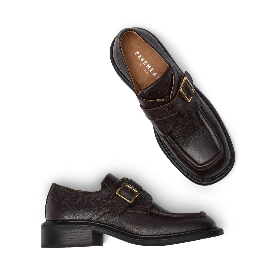 Pavement PASvea Structure Loafers Brown 067