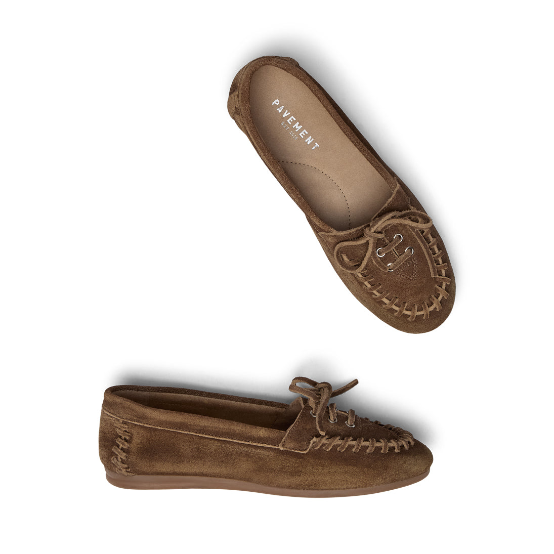 Pavement PAZakia Loafers Brown suede 347